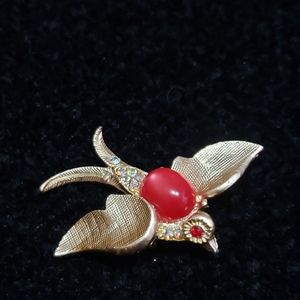 Vintage Swallow Brooch